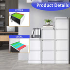 Classeur vertical en acier blanc à 5 tiroirs avec serrure, pour 1 utilisateur, bureau à domicile