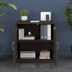 Armoire de rangement de bureau 2 portes gris orage / blanc avec serrure – Utilisateur unique
