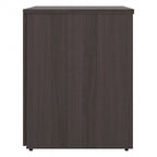 Armoire de rangement de bureau 2 portes gris orage / blanc avec serrure – Utilisateur unique