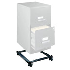 Support de classement réglable noir pour armoires de classement verticales, modulaire, assemblage par 1 personne