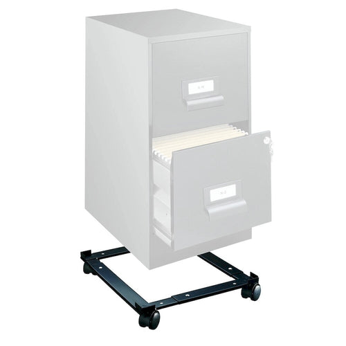 Support de classement réglable noir pour armoires de classement verticales, modulaire, assemblage par 1 personne
