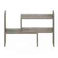 Étagère de bureau simple en chêne français / expresso / blanc