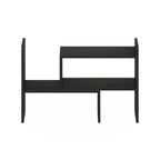 Étagère de bureau simple en chêne français / expresso / blanc