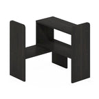 Étagère de bureau simple en chêne français / expresso / blanc