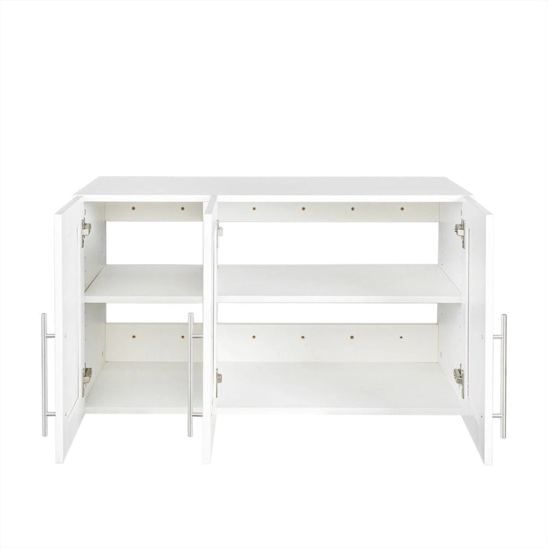 Armoire de rangement murale blanche, empilable, simple