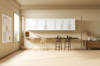 Armoire de rangement murale blanche, empilable, simple