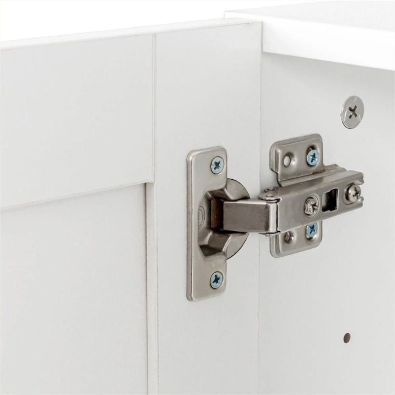 Armoire de rangement murale blanche, empilable, simple