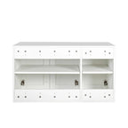 Armoire de rangement murale blanche, empilable, simple