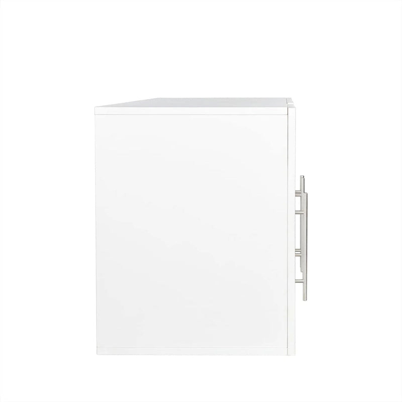 Armoire de rangement murale blanche, empilable, simple