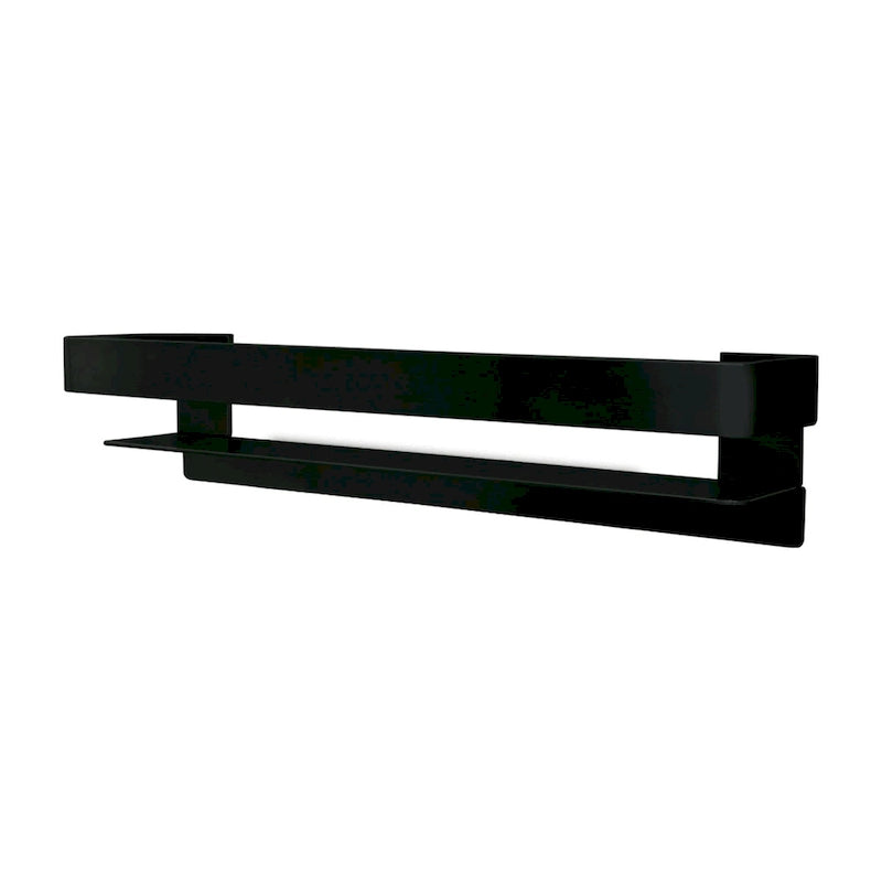 Étagère-barre d'appui en acier inoxydable de 20 po avec rail – Bronze Champagne / Chrome poli / Acier inoxydable brossé / Noir mat