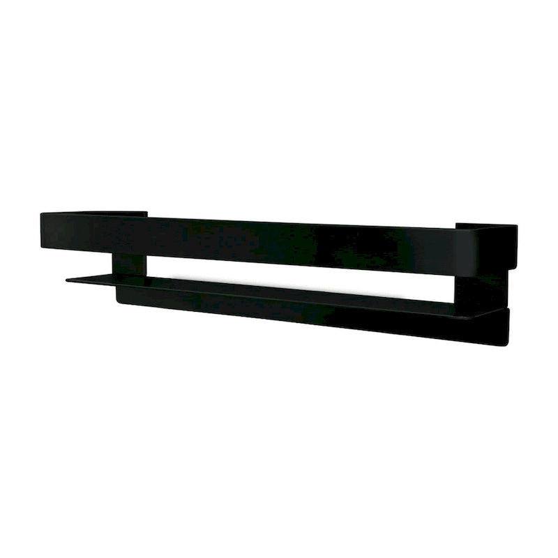Étagère-barre d'appui en acier inoxydable de 20 po avec rail – Bronze Champagne / Chrome poli / Acier inoxydable brossé / Noir mat