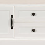 Banc de rangement en velours (bleu marine antique / blanc / gris délavé / noir / espresso) — 1 place