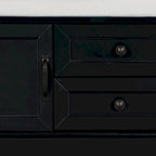 Banc de rangement en velours (bleu marine antique / blanc / gris délavé / noir / espresso) — 1 place