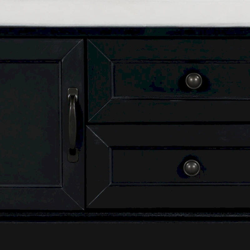Banc de rangement en velours (bleu marine antique / blanc / gris délavé / noir / espresso) — 1 place