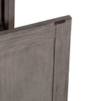 Vaisselier-buffet 1 porte blanc et gris en pin cérusé