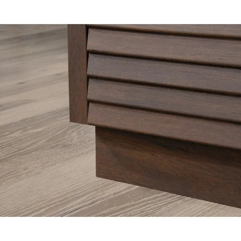 Crédence à tiroirs latéraux Rich Walnut, format lettre