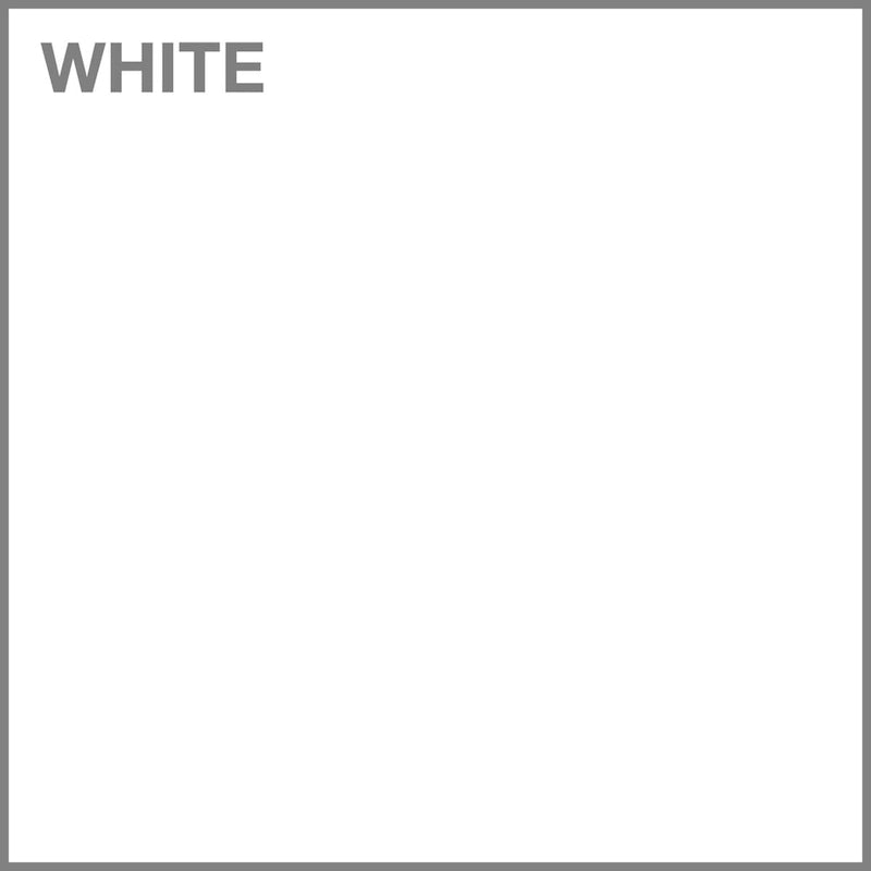 Bibliothèque ouverte blanche à 2 étagères, simple