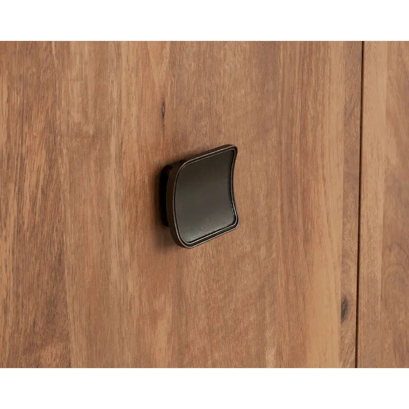 Crédence de bureau blanche douce avec portes – Rangement pour 2 personnes