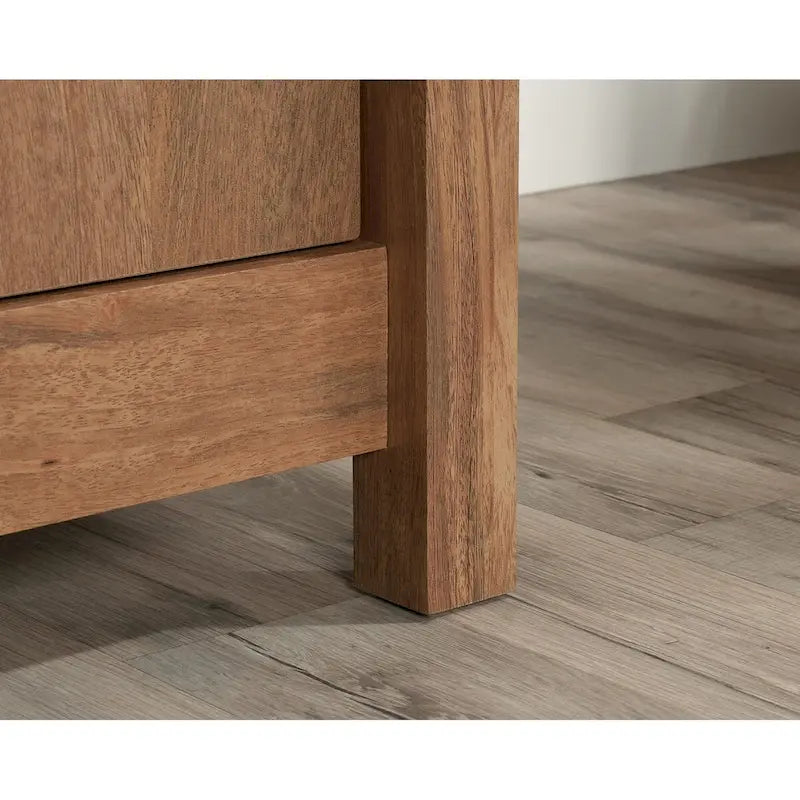 Crédence de bureau blanche douce avec portes – Rangement pour 2 personnes