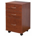 Mobile File Organizer Cabinet with 3 Drawers and Rolling Casters - Perfect for Home Office and Workspace - Fits Under Desk