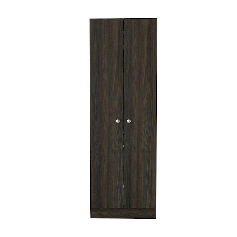 Armoire de rangement autoportante avec 10 étagères Blanche / Noire / Chêne