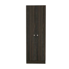 Armoire de rangement autoportante avec 10 étagères Blanche / Noire / Chêne