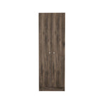 Armoire de rangement autoportante avec 10 étagères Blanche / Noire / Chêne