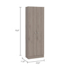 Armoire de rangement autoportante avec 10 étagères Blanche / Noire / Chêne