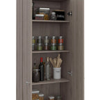 Armoire de rangement autoportante avec 10 étagères Blanche / Noire / Chêne