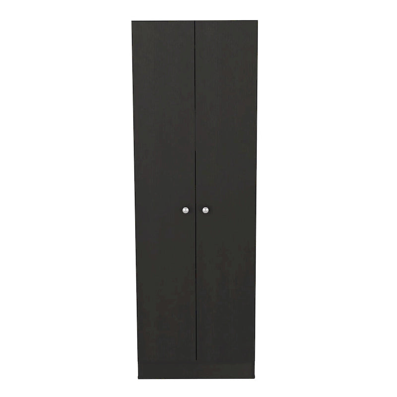 Armoire de rangement autoportante avec 10 étagères Blanche / Noire / Chêne