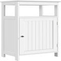 Meuble d'appoint blanc avec porte – 1 personne